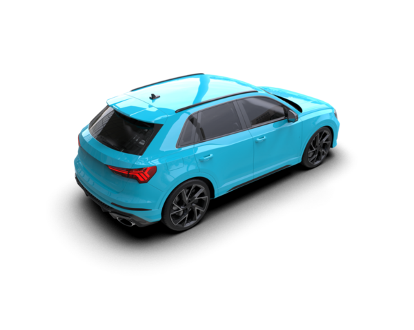 Siyah arka planda modern lüks bir araba. 3 Boyutlu Hazırlama