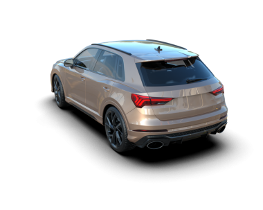 Lüks modern araba beyaz arka planda izole