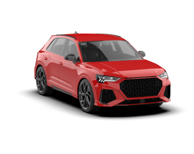 Kırmızı modern araba. 3d oluşturma