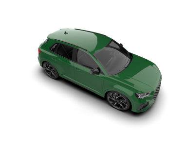 modern araba beyaz arka planda izole edildi. 3 boyutlu çizim - illüstrasyon