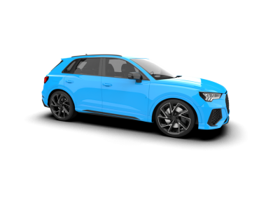 Arka planda izole edilmiş modern lüks araba. 3d oluşturma