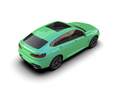 yeşil modern spor araba