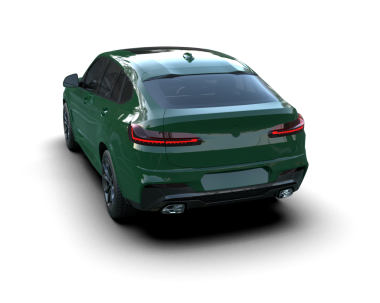 araba beyaz arkaplanda izole edildi