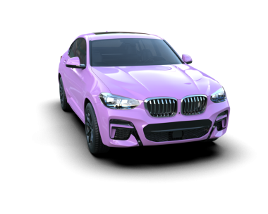 pembe modern lüks araba