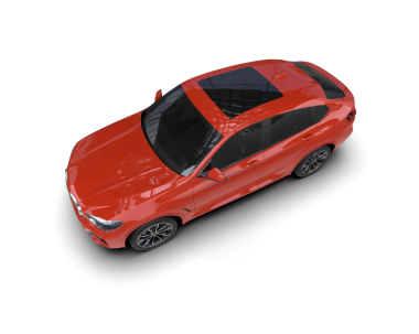 Siyah arka planda modern kırmızı araba