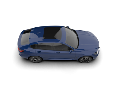 Araba beyaz arka planda izole edilmiş. 3d oluşturma.