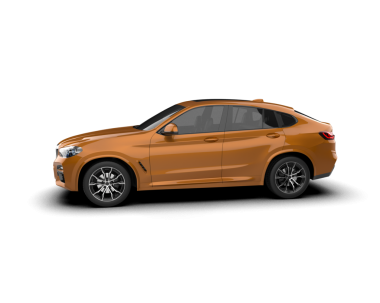 Beyaz izole edilmiş modern lüks araba.