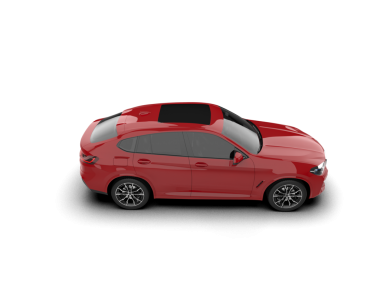 Beyaz arka planda modern lüks bir araba. 3d oluşturma