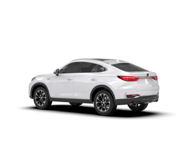 modern SUv beyaz arkaplanda izole edildi