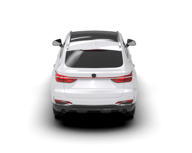 modern lüks araba beyaz arka planda izole edilmiş