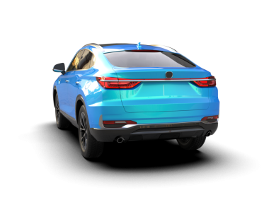 araba modern araba beyaz arka planda izole