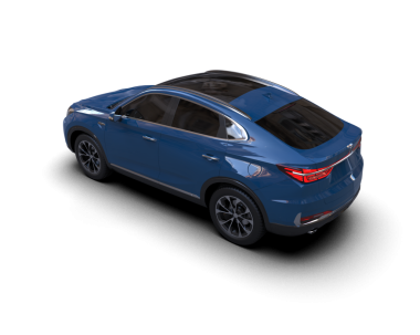 modern araba kırpma yolu ile beyaz arka planda izole edildi. 3d illüstrasyon