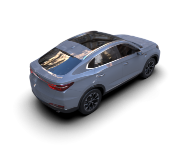 Karanlık bir arka planda modern SUV