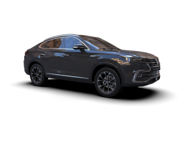 Siyah arka planda modern bir araba. 3 Boyutlu Hazırlama