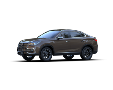 Siyah arka planda 3 boyutlu markalı, daha az jenerik bir SUV aracı.