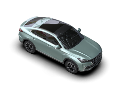 Siyah arkaplanda bir araba