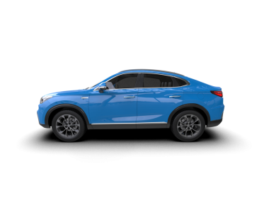 Modern SUV arabası. Beyaz arka planda izole edilmiş. 3d oluşturma