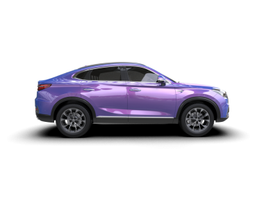 Bir markanın 3 boyutlu görüntülenmesi - daha az genel SUv beyaz arkaplanda izole edildi