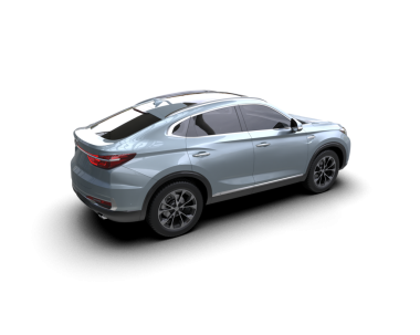 modern lüks araba beyaz arka planda izole edilmiş - 3 boyutlu görüntüleme