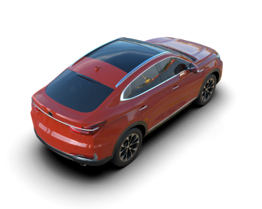 Modern kırmızı spor araba