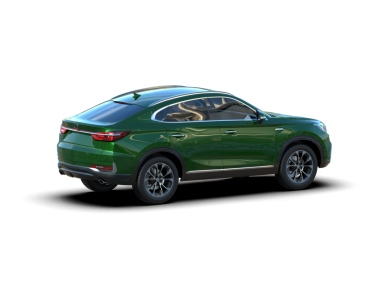 Beyaz arka planda bir araba. 3D model - ayır