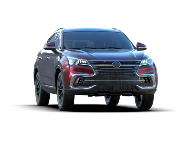 araba modern arka planda, 3D görüntüleme.