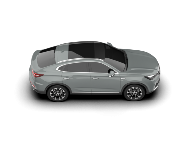 beyaz arka planda modern araba