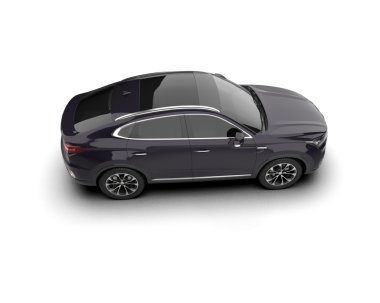 beyaz arka plan üzerinde izole modern siyah araba