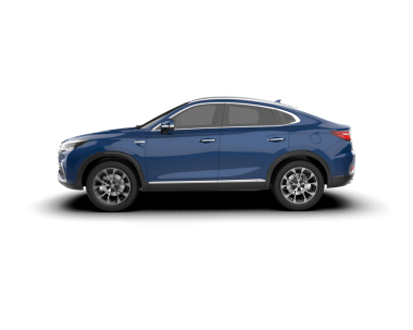 Beyaz arka planda modern lüks arabası olan cip. 3d oluşturma