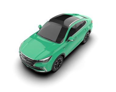 Modern araba. 3d oluşturma