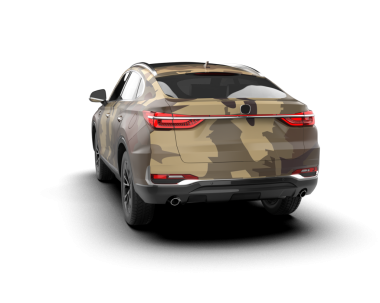 modern araba - yan görünüm