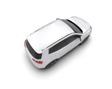 modern araba gölgeli beyaz arka planda izole edilmiş