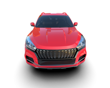 modern lüks araba beyaz arka planda izole edilmiş