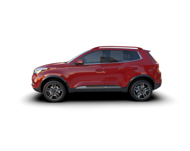 Beyaz arka planda kırmızı araba