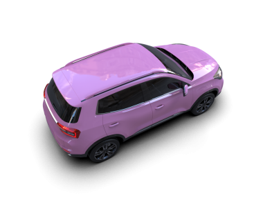 Beyaz arkaplandaki araba