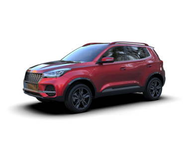 beyaz arkaplanda modern araba