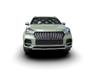 Beyaz arka planda modern bir araba. 3 Boyutlu Hazırlama