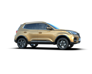 Siyah arka planı olan modern araba.