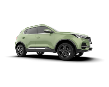 beyaz arkaplanda modern araba