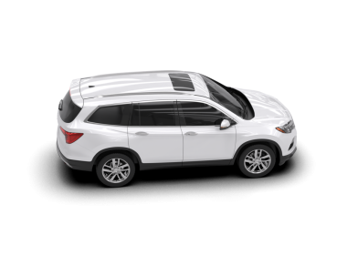 Siyah arka planı olan beyaz SUV