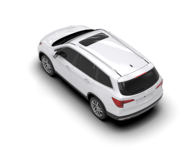 beyaz modern araba arka planda