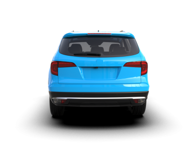 Mavi sırtlı bir arazi aracı. 3 Boyutlu Hazırlama