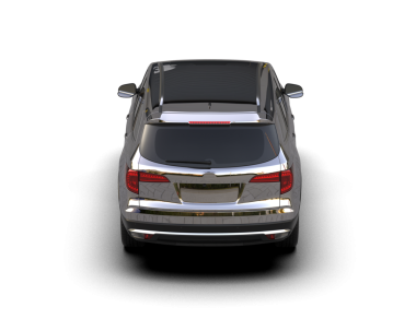 Siyah arka planda lüks bir araba