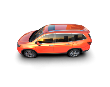 turuncu cip beyaz arkaplanda izole edildi