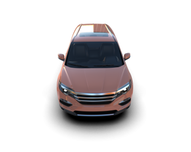 Stüdyo ortamında daha az genel bir konsept arabanın 3 boyutlu çizimi