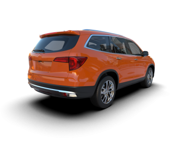 Bir arabanın 3 boyutlu görüntülenmesi - daha az genel SUV beyaz arka planda izole edildi