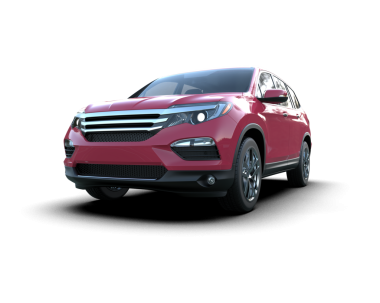 Beyaz arka planda modern lüks bir araba. 3d oluşturma