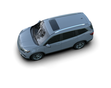 Siyah yüzeyde yansıması olan modern bir araba. 3d illüstrasyon