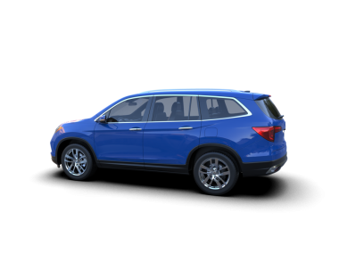 mavi modern araba siyah arka planda - 3 boyutlu görüntüleme