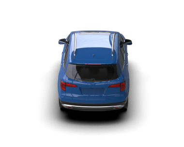 modern araba beyaz arkaplanda izole edilmiş 3 boyutlu görüntüleme -